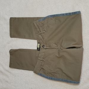 Suzanne Betro Denim Brown Aztec Embroidered Jeans, Size 12